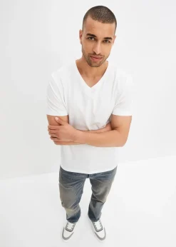 Lot de 3 T-shirts col V