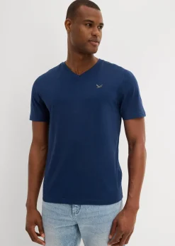 Lot de 2 T-shirts col V 100% coton