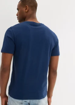 Lot de 2 T-shirts col V 100% coton