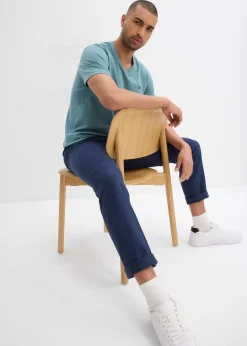 Lot de 2 T-shirts col V 100% coton