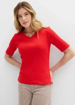 Lot de 2 T-shirts côtelés