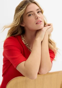 Lot de 2 T-shirts côtelés