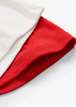 Lot de 2 T-shirts côtelés