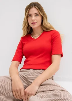 Lot de 2 T-shirts côtelés