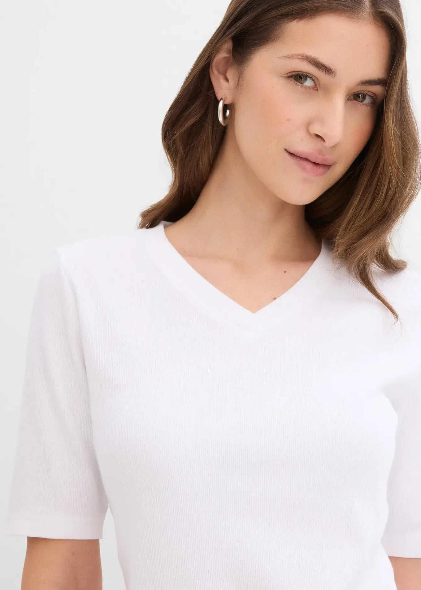 Lot de 2 T-shirts côtelés