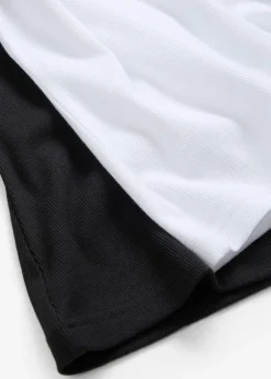 Lot de 2 T-shirts côtelés