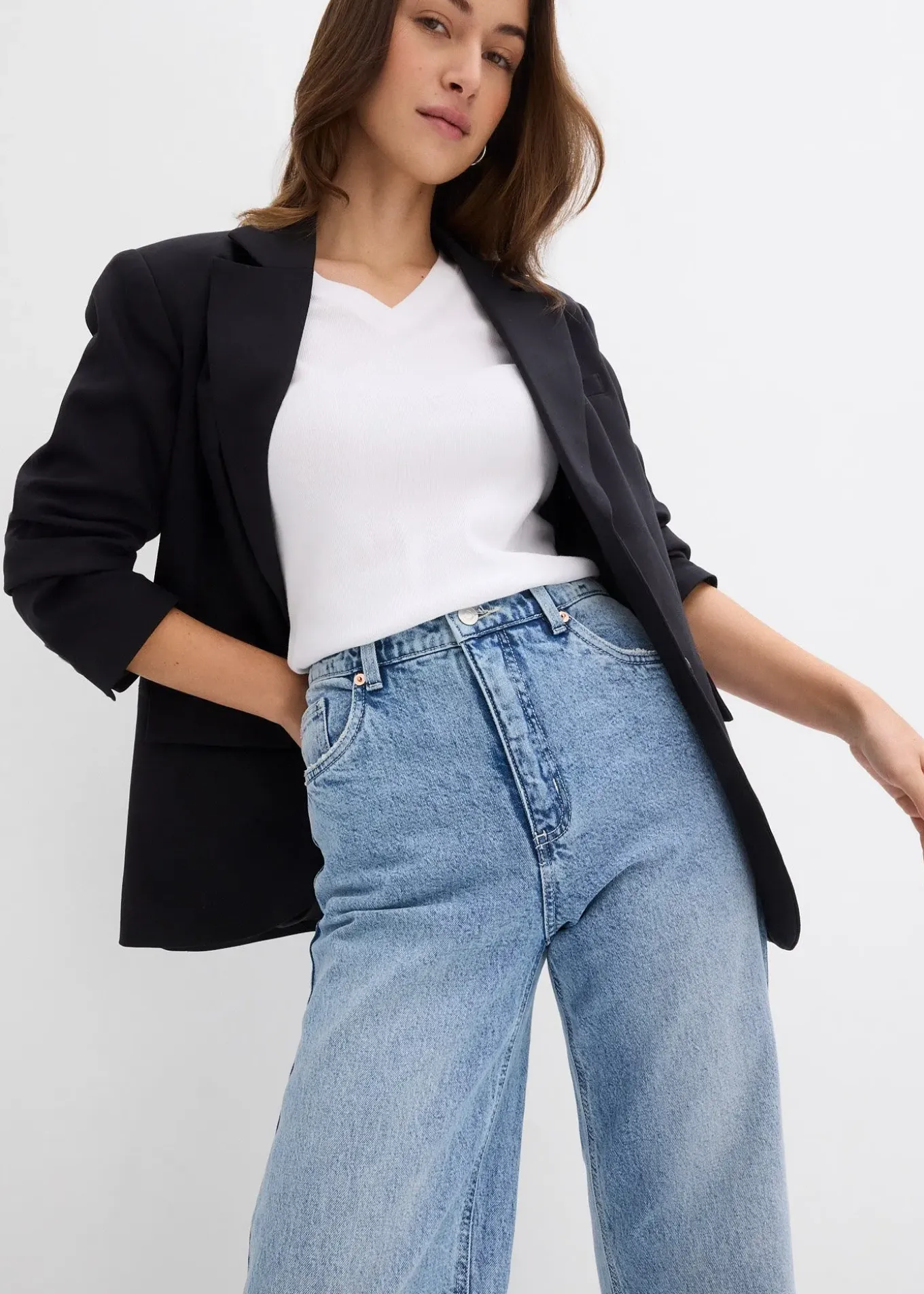 Lot de 2 T-shirts côtelés