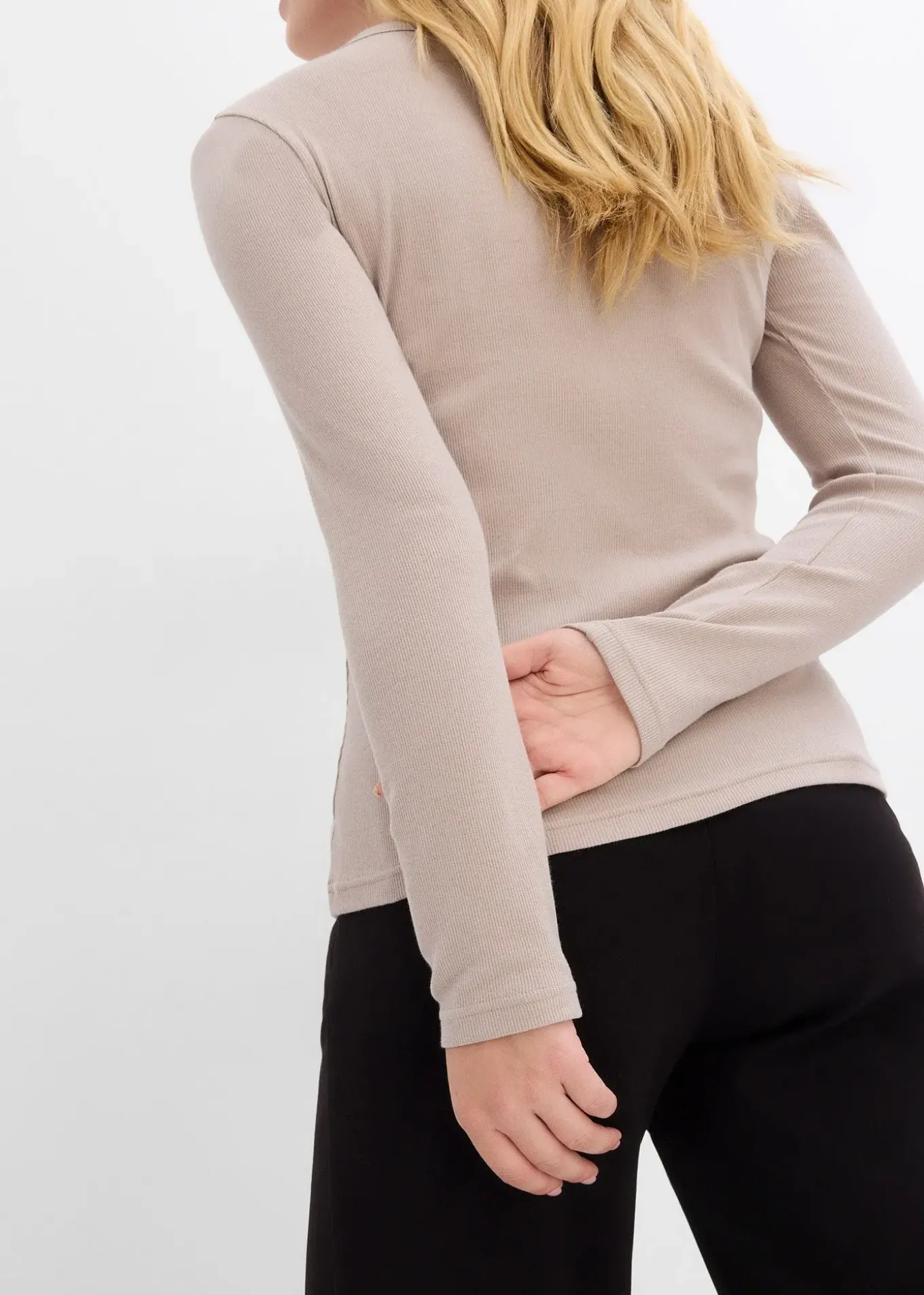 Lot de 2 T-shirts côtelés