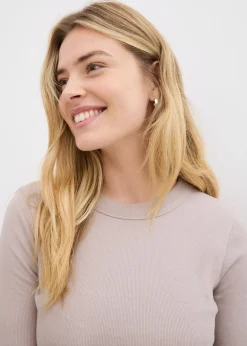 Lot de 2 T-shirts côtelés