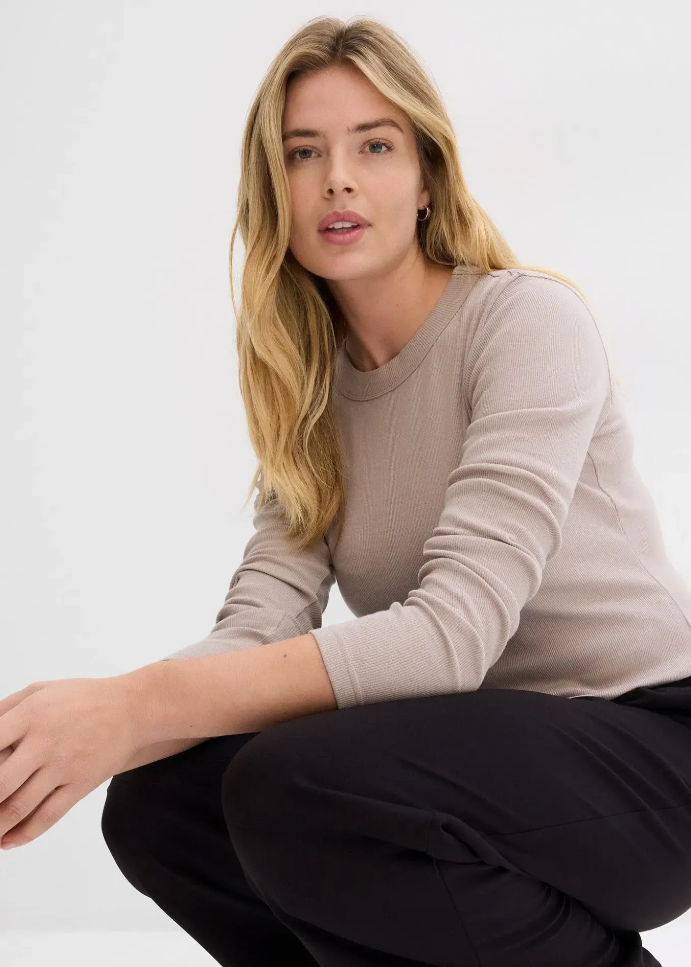 Lot de 2 T-shirts côtelés