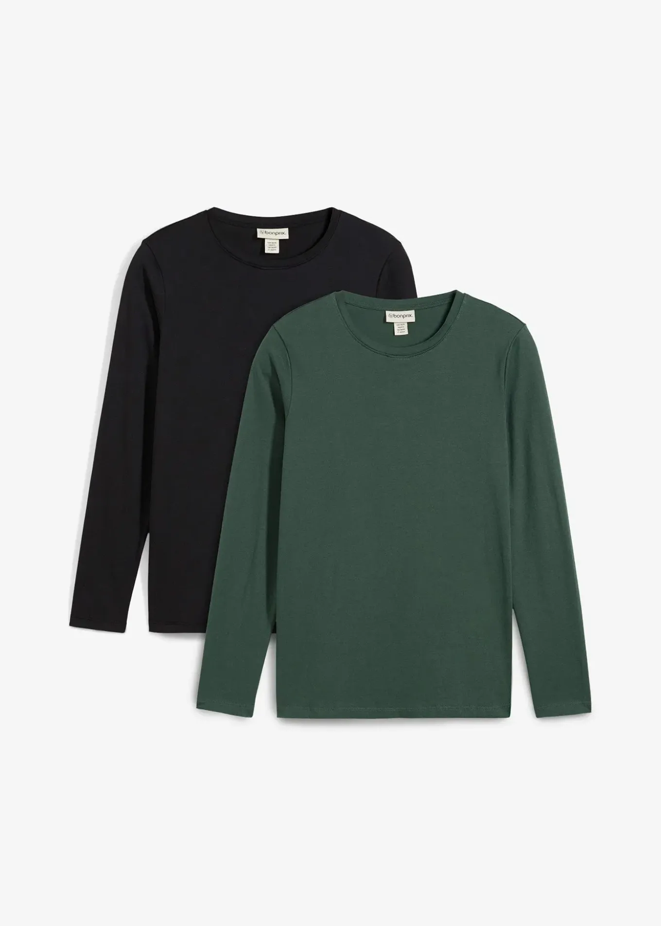 Lot de 2 T-shirts de grossesse et d’allaitement 100% coton