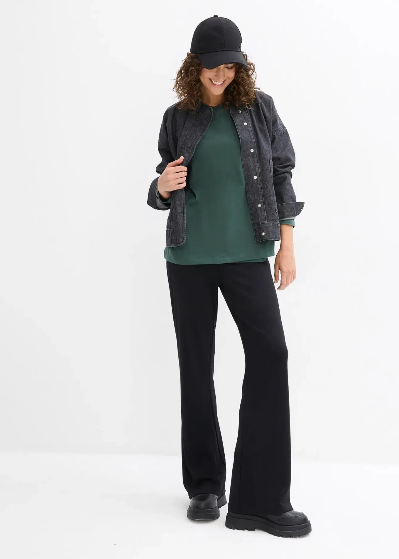 Lot de 2 T-shirts de grossesse et d’allaitement 100% coton