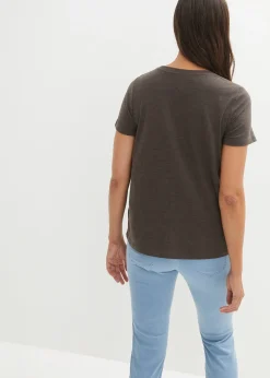 Lot de 2 T-shirts de grossesse et d’allaitement en coton