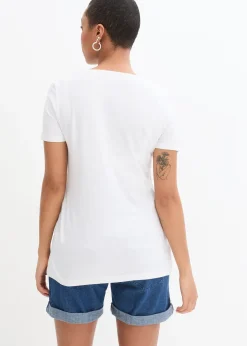 Lot de 2 T-shirts de grossesse et d’allaitement