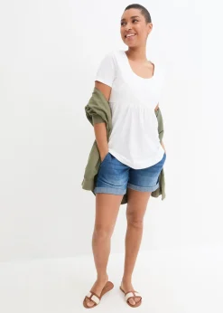 Lot de 2 T-shirts de grossesse et d’allaitement