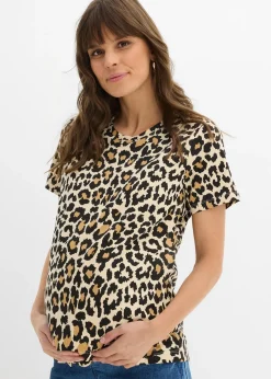 Lot de 2 T-shirts de grossesse et d’allaitement en coton