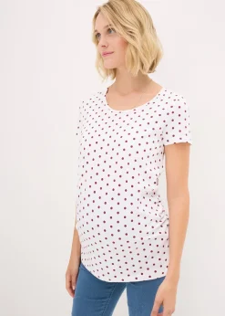 Lot de 2 T-shirts de grossesse en coton