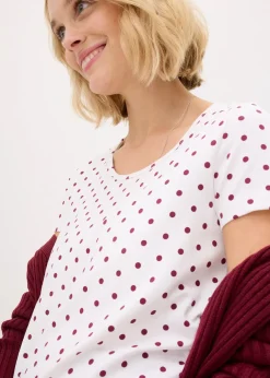 Lot de 2 T-shirts de grossesse en coton