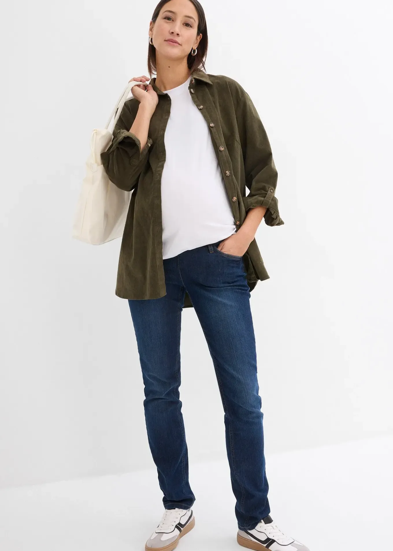 Lot de 2 T-shirts de grossesse en coton