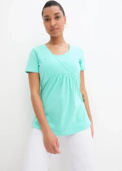 Lot de 2 T-shirts de grossesse et d’allaitement