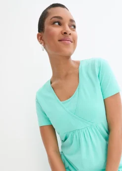 Lot de 2 T-shirts de grossesse et d’allaitement