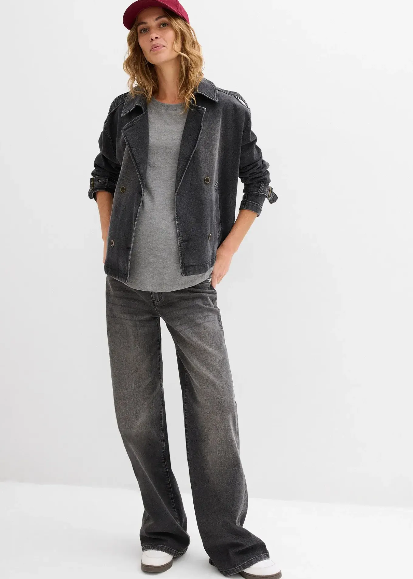 Lot de 2 T-shirts de grossesse avec ouvertures discrètes pour faciliter l’allaitement