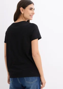 Lot de 2 T-shirts de grossesse et d’allaitement en coton