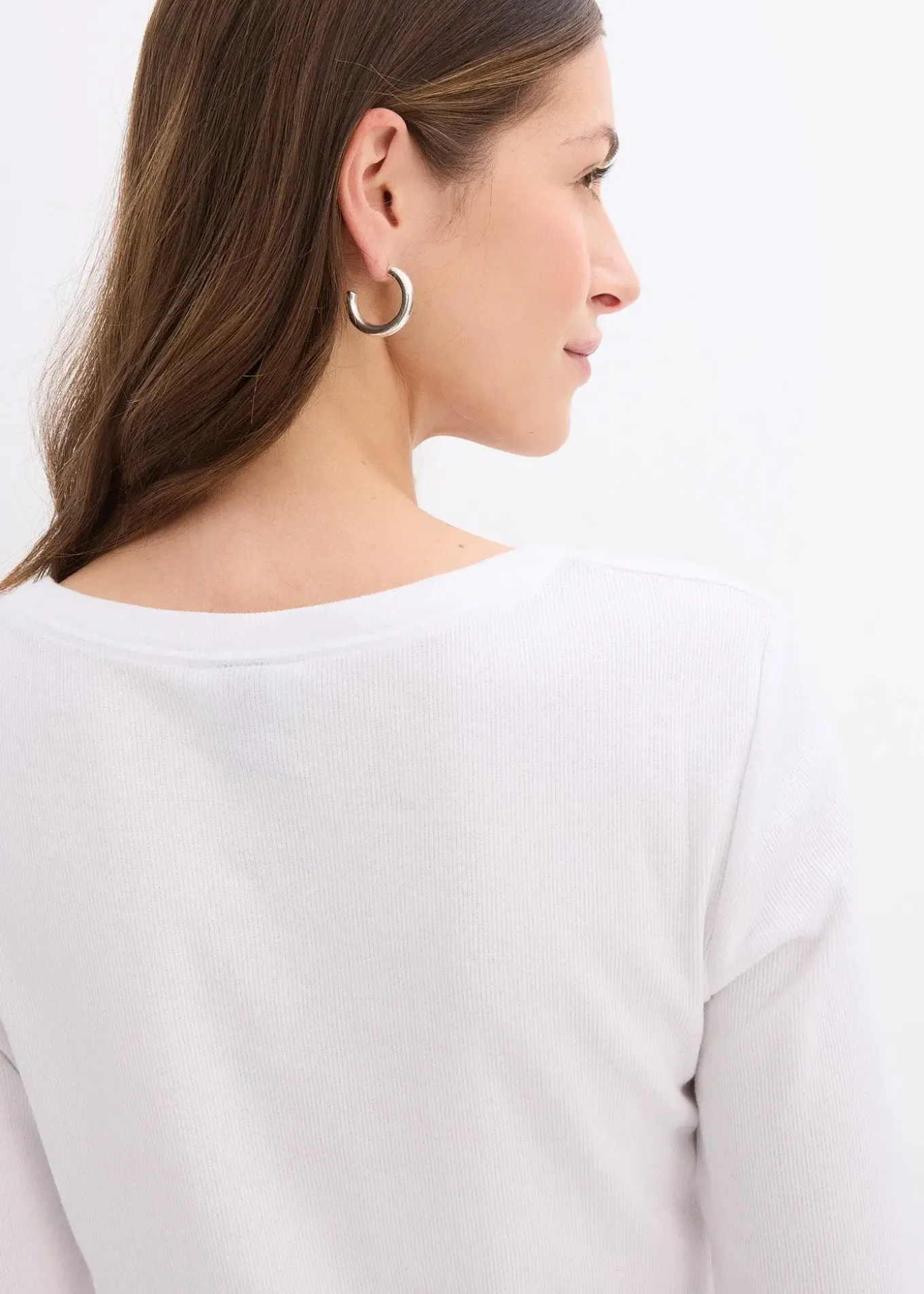 Lot de 2 t-shirts en coton côtelé