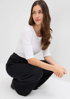 Lot de 2 t-shirts en coton côtelé