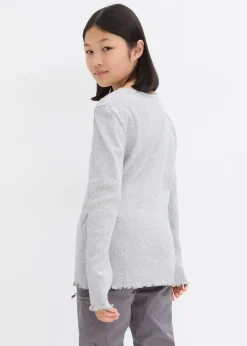 Lot de 2 T-shirts en coton côtelé