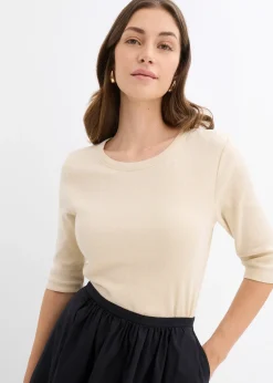 Lot de 2 t-shirts en coton côtelé