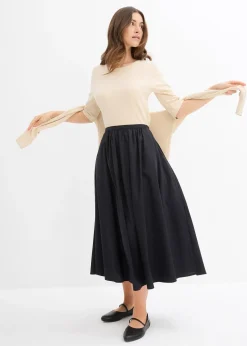 Lot de 2 t-shirts en coton côtelé