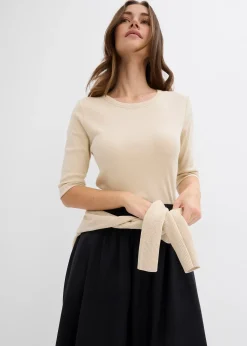 Lot de 2 t-shirts en coton côtelé