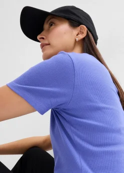 Lot de 2 T-shirts en coton côtelé