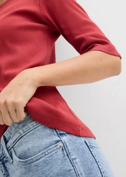 Lot de 2 t-shirts en coton côtelé