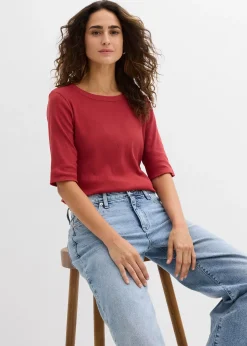 Lot de 2 t-shirts en coton côtelé