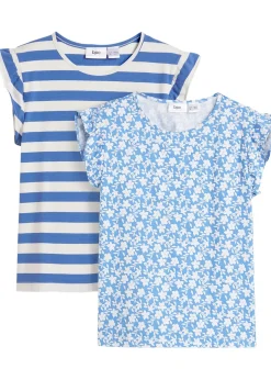 Lot de 2 T-shirts en jersey coton