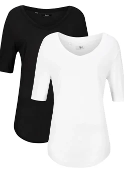 Lot de 2 t-shirts en viscose doux