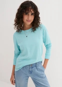 Lot de 5 T-shirts longs à col rond, manches longues