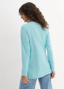 Lot de 5 T-shirts longs à col rond, manches longues