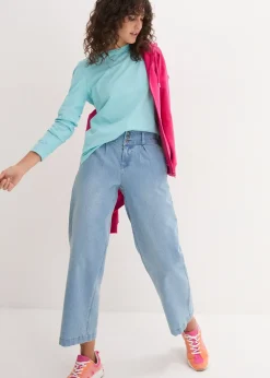 Lot de 5 T-shirts longs à col rond, manches longues