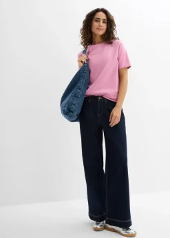 Lot de 2 T-shirts longs 100% coton