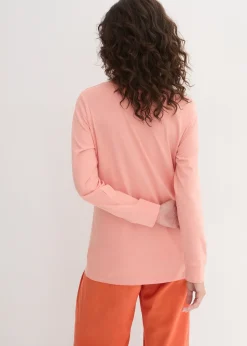 Lot de 5 T-shirts longs à col rond, manches longues