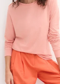 Lot de 5 T-shirts longs à col rond, manches longues