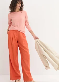 Lot de 5 T-shirts longs à col rond, manches longues