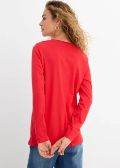 Lot de 5 T-shirts longs à col rond, manches longues