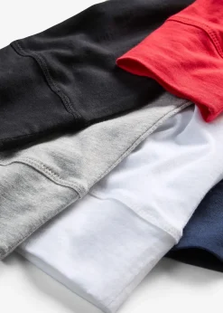 Lot de 5 T-shirts longs à col rond, manches longues