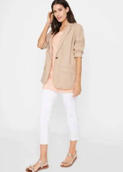 Lot de 2 T-shirts longs basiques, manches courtes