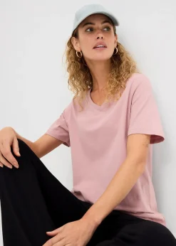 Lot de 2 T-shirts longs col V