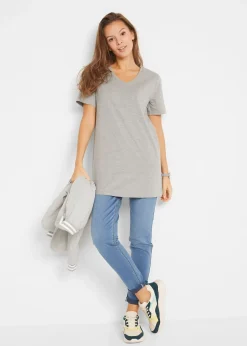 Lot de 2 T-shirts longs col V